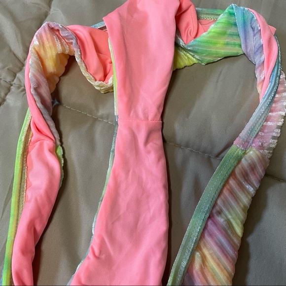 NWT Dippin’ Daisy’s Rainbow Tie Dye Bikini - Picture 7 of 7